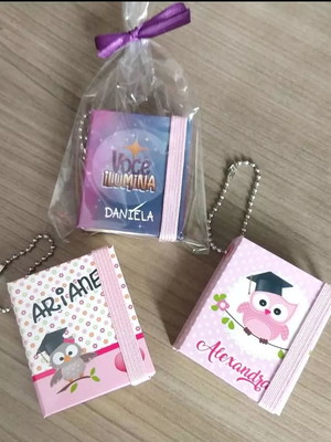 Chaveiro post it professores