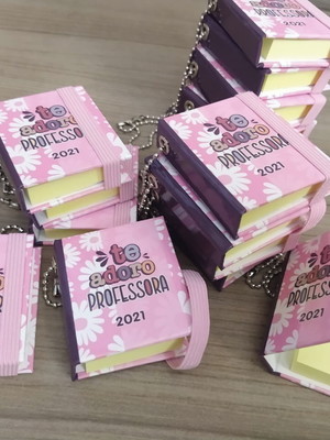 Chaveiro post it professores