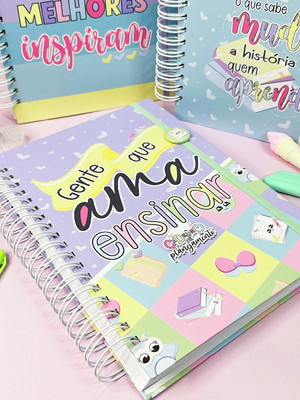 Caderno de planejamento professores universitário