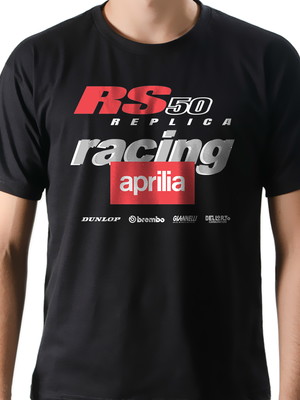 Camiseta camisa moto aprilia rs50 1999 100% algodão
