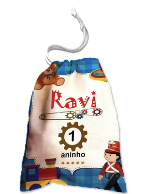 Sacolinhas fábrica de brinquedos personalizadas 18x28 mod 01