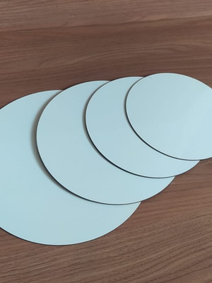 06 base para bolo cake board 30 cm mdf branco laqueado