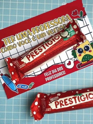 Mimo dia dos professores com chocolate prestígio