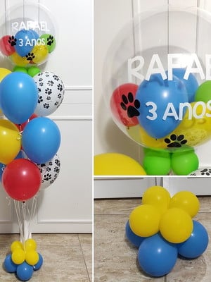 Arranjo de balões aniversário