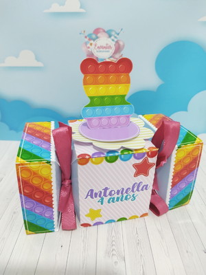 Caixa bala 3d - pop it