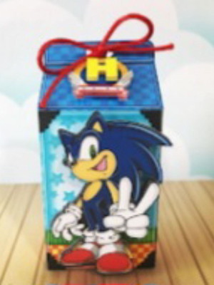 Caixa milk sonic personalizada