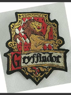 Patch bordado casas harry potter 6cm (unidade)