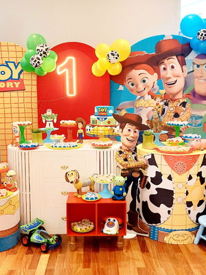 Decoração toy story, cenario personalizado