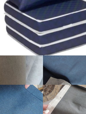 2 capas puff p/ cochonete acquablock fechamento total /zíper