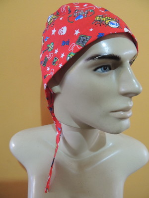 Cod.- 049 bandana com elástico (unissex)