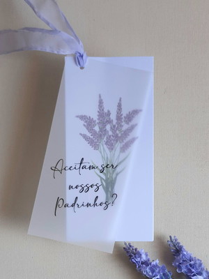 Manual para padrinhos com capa em vegetal