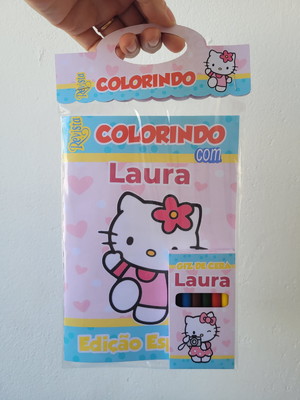 Livrinho colorir hello kitty