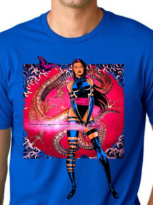 Camiseta x-men, psylocke