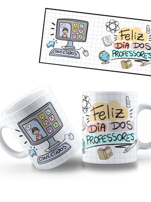 Caneca feliz dia dos professores