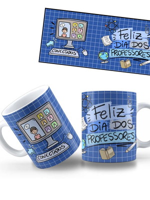 Caneca feliz dia dos professores