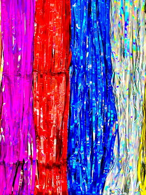 Cortina metalizada para festa 1 unid 2x1m painel decoração.
