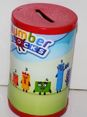 Cofrinho numberblocks
