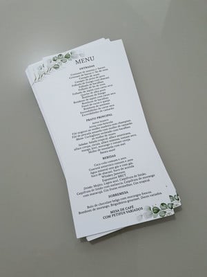 Menu de mesa