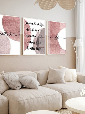 Quadro decorativo frases família gratidão sala quarto vidro