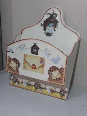 Porta chaves e correspondência