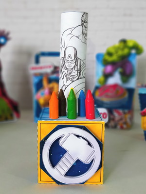 Kit colorir vingadores