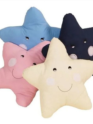 Almofada decorativa estrela 01 peça - diversas cores