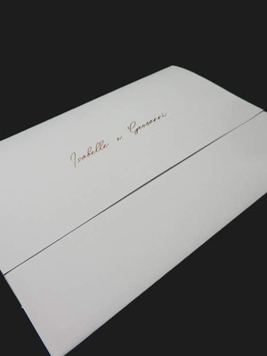 Envelope convite casamento clássico