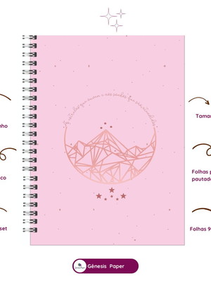 Caderno pontilhado ou pautado acotar a5
