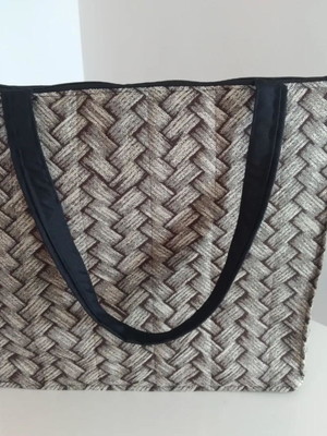 Bolsa grande tecido