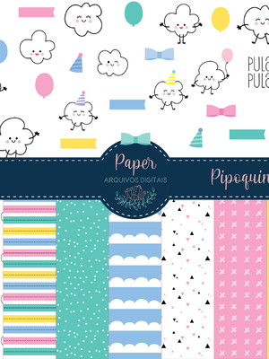 Kit digital - pipoquinhas - 01