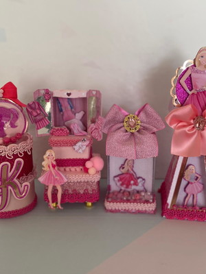 Kit barbie linha luxo premium 20 itens