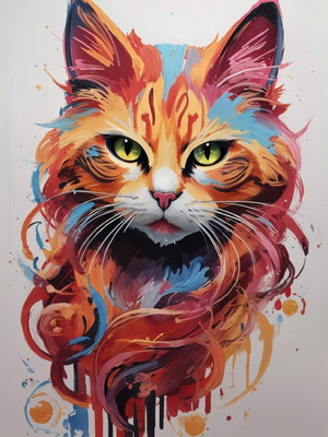 Gato tela 01