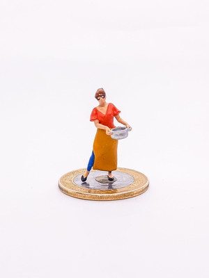 Mulher cozinheira miniatura m425a