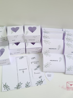Kit toalete casamento, embalagem personalizada kit banheiro