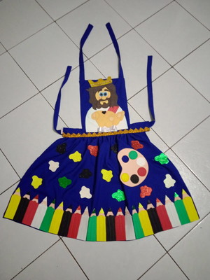 Avental personalizado para professor do ministério infantil
