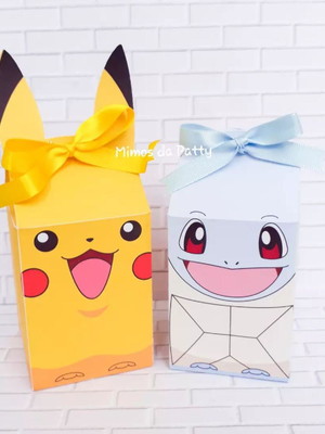 Caixa milk pokémon