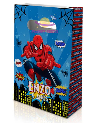 Sacolinha surpresa grande homem aranha