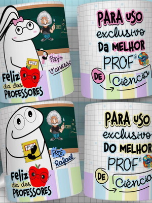 Caneca professores de ciência
