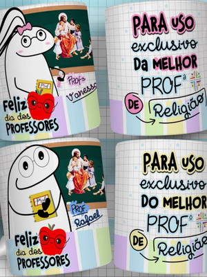 Caneca professores de religião