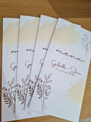 Menu / cardápio personalizado