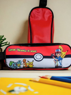 Estojo lembrancinha pokemon