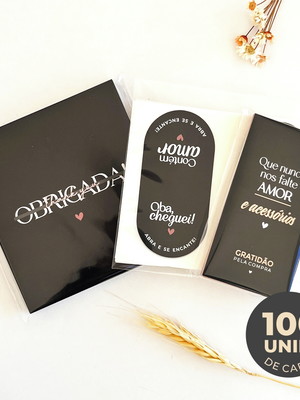 Kit unboxing semijoias empreendedor personalizado - 3 itens