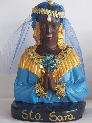 Santa sara de kali imagem busto santa sara de cali