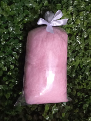 Outubro rosa algodão doce mini
