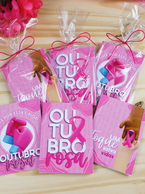 Bloquinho de anotações- outubro rosa