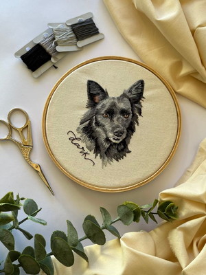Bordado pet personalizado - 16 cm