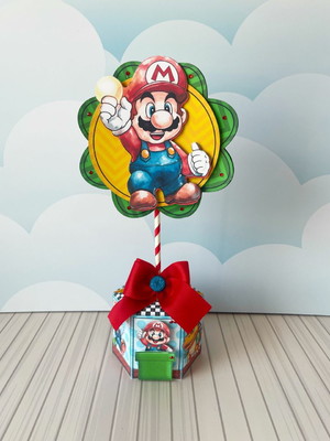 Centro de mesa super mario mario bross