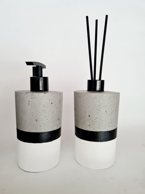 Kit lavabo/banheiro carmen 2 peças