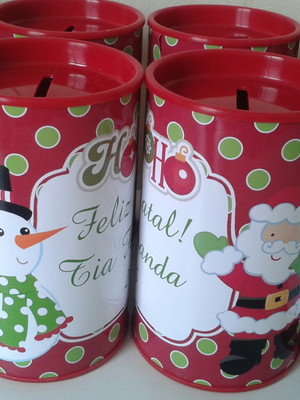 Cofrinho personalizado natal