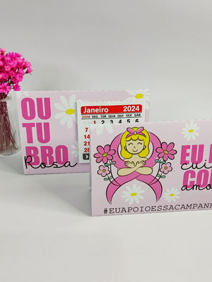 Mini calendário- outubro rosa